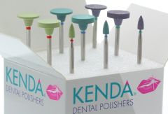 SET 9 Polissoirs spécial zircone et céramique pressée Z000, trois granilométries- Kenda