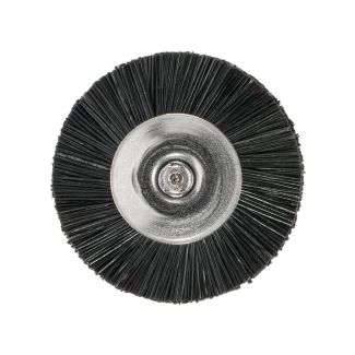Brossette de polissage en poils de Chungking noir, pré-polissage/polissage métaux, céramiques et zircone. Diamètre 190. Acurata