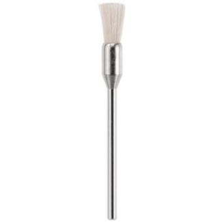 Brossette montée 012, doux, brillantage des surfaces difficiles d’accès des métaux, céramique et zircone. Acurata