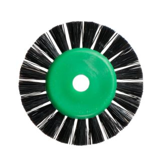 Brosse de polissage 1 rangée soie noire avec noyau plastique 45 mm. Acurata