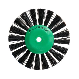 Brosse de polissage 1 rangée soie noire avec noyau plastique 50 mm. Acurata
