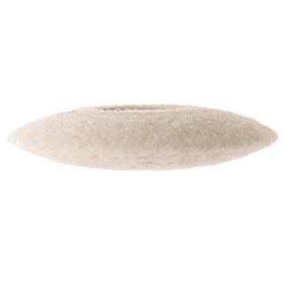 Feutrine forme lentille diamètre 21 mm, 5 mm d'épaisseur, non montée, densité dure, pour résines ou métaux - Hatho