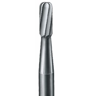 Fraise carbure cylindrique bout rond cavité 21R, tige turbine. Busch