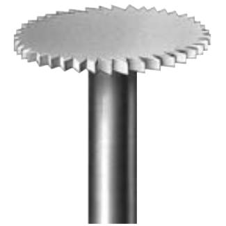 Disque cranté 231 pour gouttières thermoformées, épaisseur 0,5 mm, diamètre 060. Busch