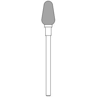 Fraise carbure tungstène pour métaux non précieux ou résine 424X 070