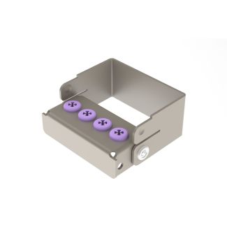 Porte-fraises N4H30 acier inoxydable, 4 instruments turbine ou contre-angle, jusqu'à 30 mm, 11 couleurs disponibles. Nichrominox