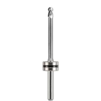 Fraise d'usinage pour métal pré-sintérisé Sintron sur Sirona MC X5, mandrin 3 mm, 4 lames, 025. Acurata