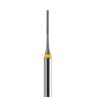 Fraisage denture fine 135 cylindrique parallèle 0° arrondie 007, tige 103. Acurata