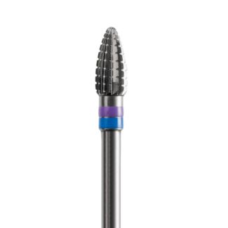 Fraise tungstène podologie LSQ olive, ongle et peau, finition 040. Acurata