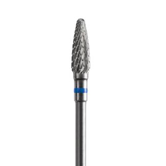 Fraise tungstène podologie X olive longue 040. Ongle peu épais. Acurata