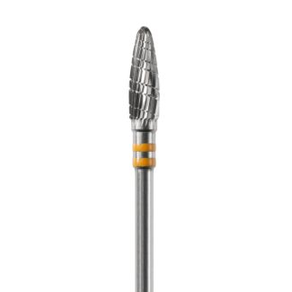 Fraise tungstène podologie NEM olive longue diamètre 040. Acurata