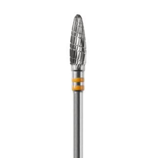 Fraise tungstène podologie NEM olive longue diamètre 040. Acurata