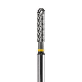 Fraisage denture FNE cylindrique 0° arrondie 029, alliages non précieux, tige 123. Acurata