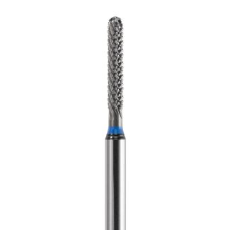 Fraisage denture XNE cylindrique 0° arrondie 023, alliages non précieux, tige 123. Acurata