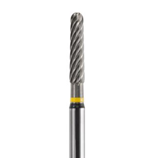 Fraisage denture FNE cylindrique 1° arrondie 029, alliages non précieux, tige 123. Acurata