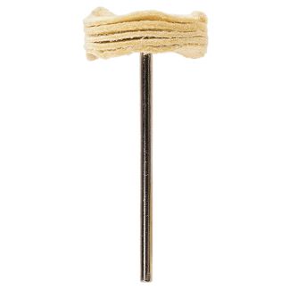 Brosse cuir de microfibre, tige 104. Hatho pour le polissage de tous les matèriaux,, diamètre 220, tige 104. Hatho