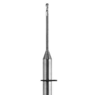Fraise d'usinage ZrO pour système Universel ouvert, mandrin 3 mm, 2 lames, 010. Acurata