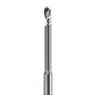 Fraise d'usinage PMMA pour système Universel ouvert, mandrin 3 mm, 1 lames col court, 010. Acurata