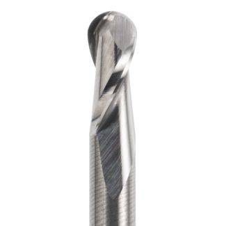 Fraise d'usinage ZrO pour système Universel ouvert, mandrin 3 mm, 2 lames, col extra-long 020. Acurata
