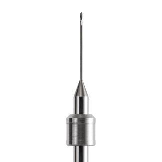 Fraise d'usinage ZrO pour système Universel ouvert, mandrin 3 mm long, 2 lames, col court, 006. Acurata