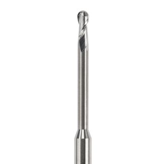 Fraise d'usinage ZrO pour système Universel ouvert, mandrin 3 mm long, 2 lames, 020. Acurata