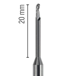 Fraise d'usinage PMMA pour Roland DWX 4 / 50 / 51D / 52DC, 1 lames col long, 020. Acurata