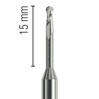 Fraise d'usinage ZrO pour Roland DWX 4 / 50 / 51D / 52DC, 2 lames, 020. Acurata