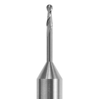 Fraise d'usinage ZrO pour système Universel ouvert, longueur 48 mm, mandrin 6 mm, 2 lames, 015. Acurata