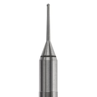 Fraise d'usinage pour CrCo et Titane sur Zirkonzahn mandrin 6 mm, 2 lames, tête ronde, 010. Acurata