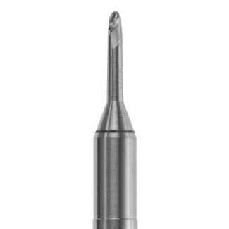 Fraise d'usinage pour CrCo et Titane sur Zirkonzahn mandrin 6 mm, 2 lames, tête ronde, 020. Acurata