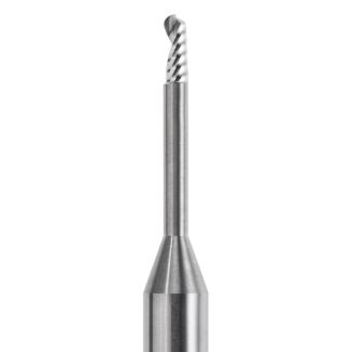 Fraise d'usinage PMMA pour système Universel ouvert, longueur 53 mm, mandrin 6 mm, 1 lame, col extra-long, 025. Acurata