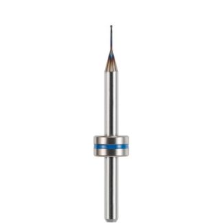 Fraise d'usinage pour composite sur Sirona MC X5, mandrin 3 mm, 2 lames avec traitement AC-Blue, 005. Acurata