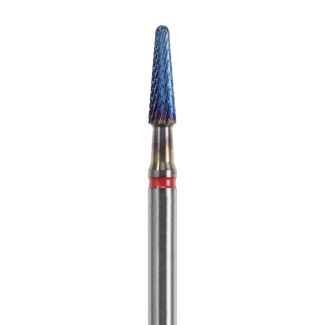Fraise carbure tungstène AB138FX protection AC-Blue. Alliages CrCo, NiCr, résines dures 023. Acurata