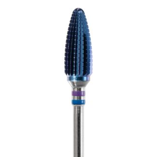 Fraise tungstène podologie AC Blue LSQ olive, ongle et peau, finition 060. Acurata