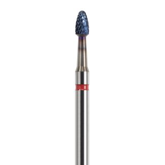 Fraise carbure tungstène AB73FX protection AC-Blue. Alliages CrCo, NiCr, résines dures 018. Acurata