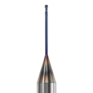 Fraise d'usinage ZrO pour système Universel ouvert, longueur 53 mm, mandrin 6 mm, 2 lames AC-Blue col long, 010. Acurata