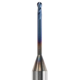 Fraise d'usinage ZrO pour système Universel, longueur 53 mm, mandrin 6 mm, 2 lames avec traitement AC-Blue, col extra-long, 020. Acurata