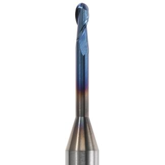 Fraise d'usinage ZrO pour système Universel, longueur 53 mm, mandrin 6 mm, 2 lames avec traitement AC-Blue, col extra-long, 025. Acurata