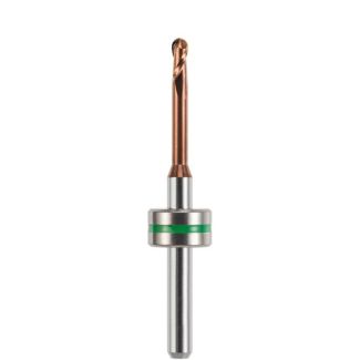 Fraise d'usinage pour titane sur Sirona MC X5, mandrin 3 mm, 2 lames avec traitement AC-Fire, 020. Acurata