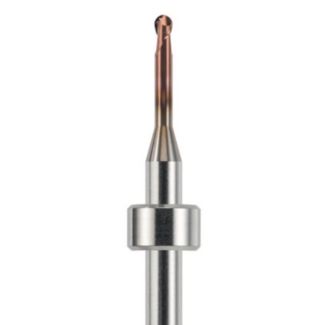 Fraise d'usinage pour chrome-cobalt sur YENADENT - DEGOS STAR, mandrin 4 mm, 2 lames, avec traitement AC-Fire, 020. Acurata