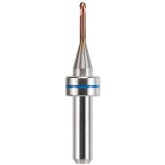 Fraise d'usinage pour chrome cobalt et titane sur IVOCLAR PM7, mandrin 6 mm, 2 lames, avec traitement AC-Fire, 020. Acurata