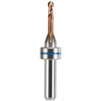 Fraise d'usinage pour chrome cobalt et titane sur IVOCLAR PM7, mandrin 6 mm, 2 lames, avec traitement AC-Fire, 030. Acurata