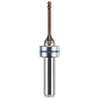 Fraise d'usinage pour chrome cobalt et titane sur IVOCLAR PM7, mandrin 6 mm, 4 lames, avec traitement AC-Fire, 020. Acurata