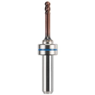 Fraise d'usinage pour chrome cobalt et titane sur IVOCLAR PM7, mandrin 6 mm, 4 lames, avec traitement AC-Fire, 030. Acurata