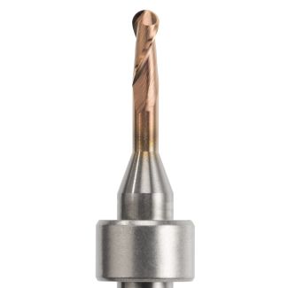 Fraise d'usinage CrCo/NEM Imes-Icore CORITEC 350i-750i mandrin 6 mm, 2 lames, avec traitement AC-Fire, 030. Acurata