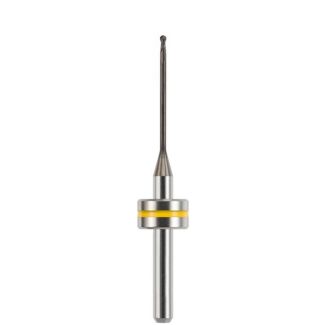 Fraise d'usinage Zircone pour Sirona MC X5, mandrin 3 mm, 2 lames, avec traitement AC-Kristall, 010. Acurata