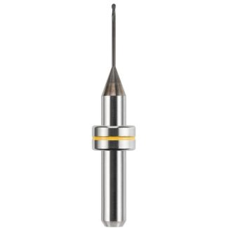 Fraise d'usinage pour Zircone sur IVOCLAR PM7, mandrin 6 mm, 2 lames avec traitement spécial AC-Kristall, 010. Acurata