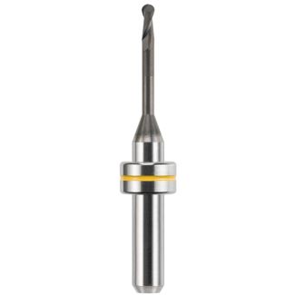 Fraise d'usinage pour Zircone sur IVOCLAR PM7, mandrin 6 mm, 2 lames avec traitement spécial AC-Kristall, 025. Acurata