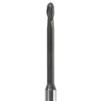 Fraise d'usinage ZrO pour système Universel ouvert, mandrin 3 mm, 2 lames avec traitement AC-Kristall, col extra-long 020. Acurata