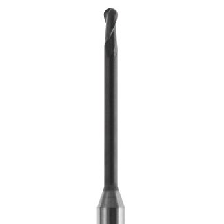 Fraise d'usinage ZrO pour système Universel ouvert, longueur 48 mm, mandrin 4 mm, 2 lames avec traitement spécial AC-Kristall, col extra-long, 020. Acurata
